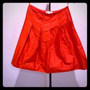 Banana Republic bright orange/red skirt size 0